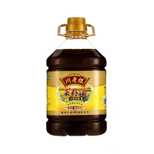 Chuanlaogen Small-Batch Cold-Pressed Rapeseed Oil, 5-Li (2.5 kg) Small Can — Factory Direct Supply of Premium Vegetable Oil
