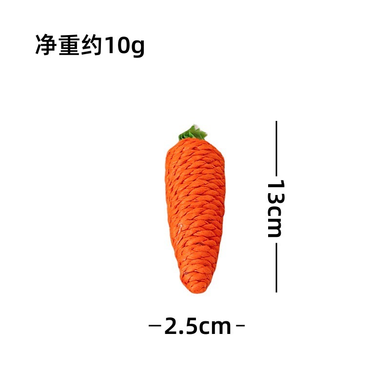 ニンジンの猫のおもちゃの麻縄は自分でこんにちはします。|undefined