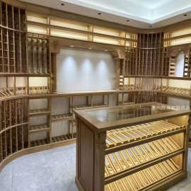 私人定制大型酒窖酒庄餐厅红酒架葡萄酒收纳架红酒柜子酒瓶