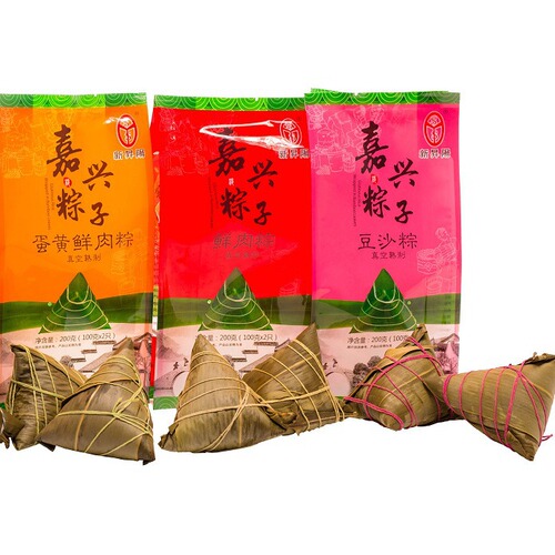 Cangzhou Zongzi welfare group purchase special offer combination: fresh meat zongzi, salted egg zongzi, honey date zongzi, red bean paste zongzi, one-piece dropshipping