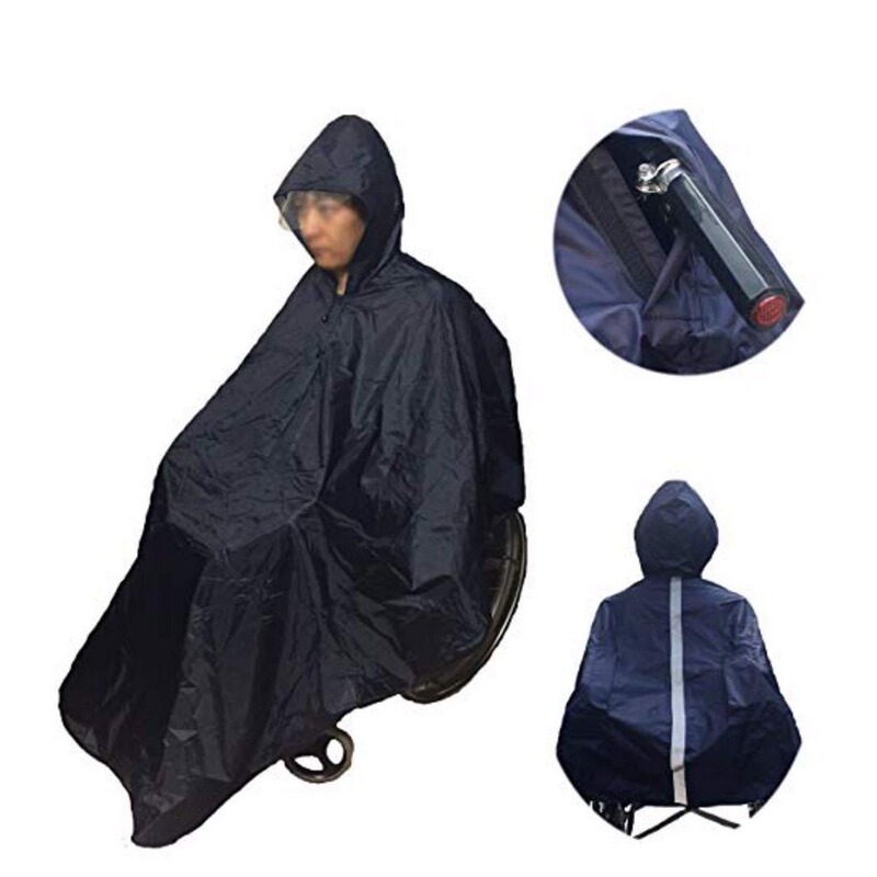 in stock cross-border electric wheelchair raincoat for the elderly and the disabled poncho wheelchair raincoat