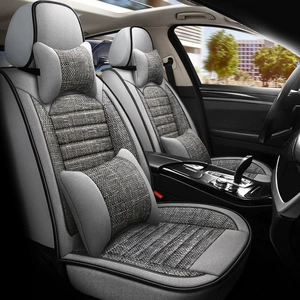 Avtomobil Aksesuarları Oturacaq Yastığı, Kətan, Rahat, Bütün Fəsil Üçün Universal Sedan SUV
