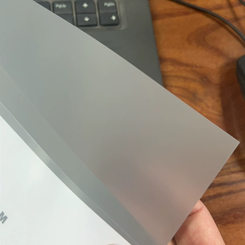 Оптическая диффузионная пленка KIMOTO 75PBB, серая, D202, пленка для коррекции астигматизма, 100 мкм, двусторонняя матовая