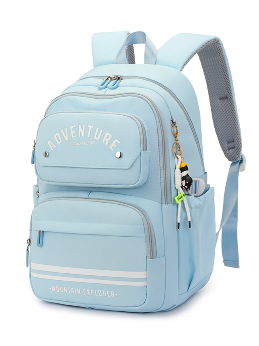 Peces naturales nuevos niños de la escuela primaria mochila Grado tres a seis niñas ligero colegio femenino