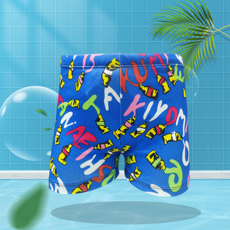 Bañador infantil niño tipo bóxer cordón ajustable diseño dibujos animados