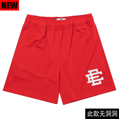American shorts, casual fitness sports, basketball pants, running, breathable, quick-drying, beach track and field quarter pants, trendy brand shorts