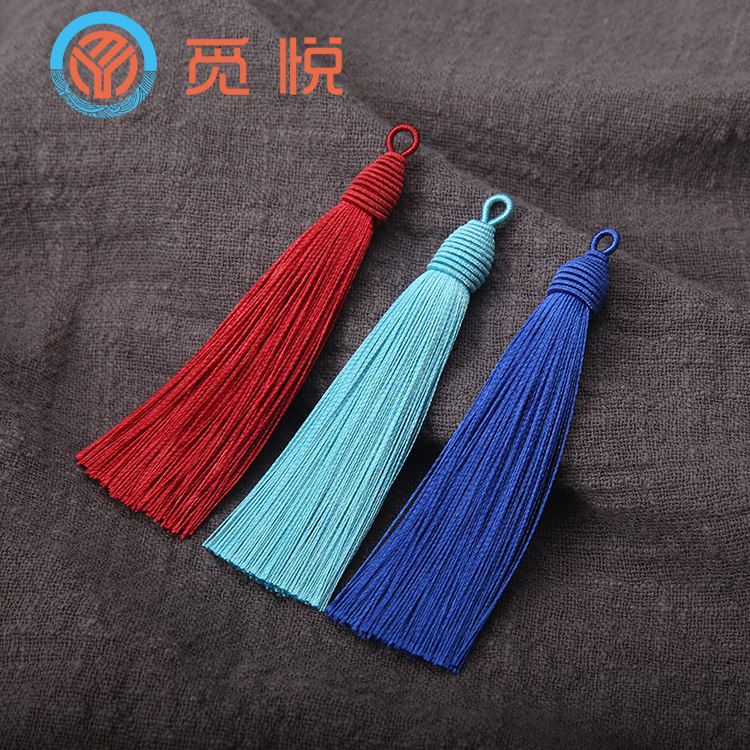 8cm Tassel Threaded Cap Bead Jewelry Accessories Pendant Lucky Bead Bracelet Charms Bulk Affordable Price Ornament