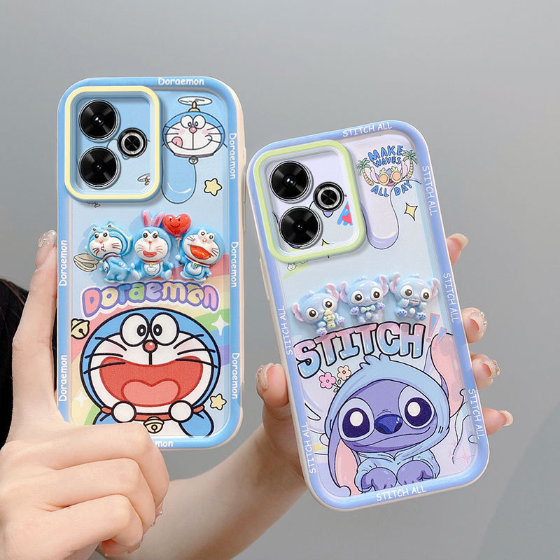 Suitable for Oppo Mobile Phone Case A59 Cartoon A83 Protective Case A5 Doll A7 Soft Realme Note70 Protective Case
