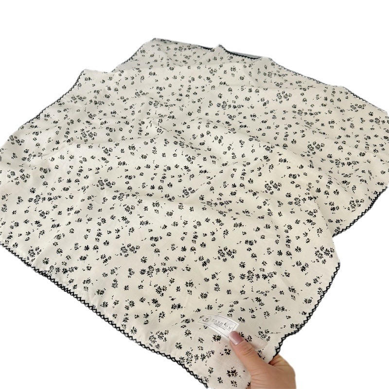 High-end Silk Scarf For Women Fresh Style Versatile Neck Wrap_voghion.com