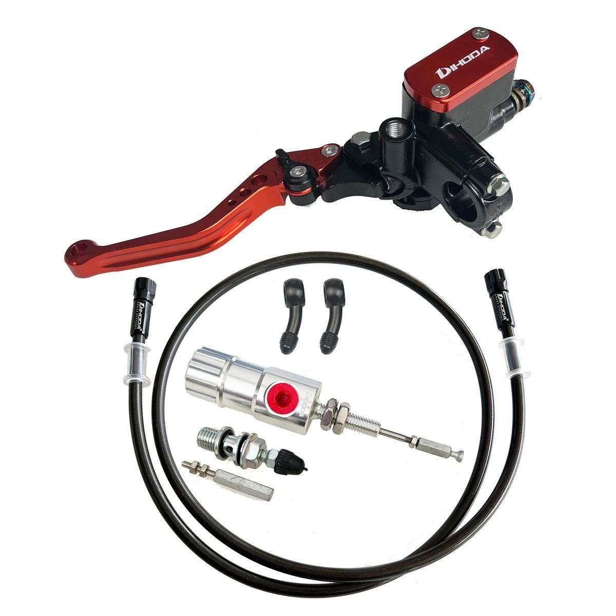 Motorcycle modified square pump clutch kit, cable-operated clutch converted to hydraulic clutch, hydraulic clutch master pump assembly parts