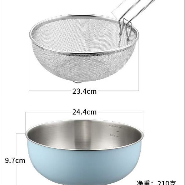 韓国ステンレス鋼冷麺ボウル家庭用フルーツサラダボウルビビンバボウル卵混ぜ麺と麺ボウル食品グレードラウンド|undefined