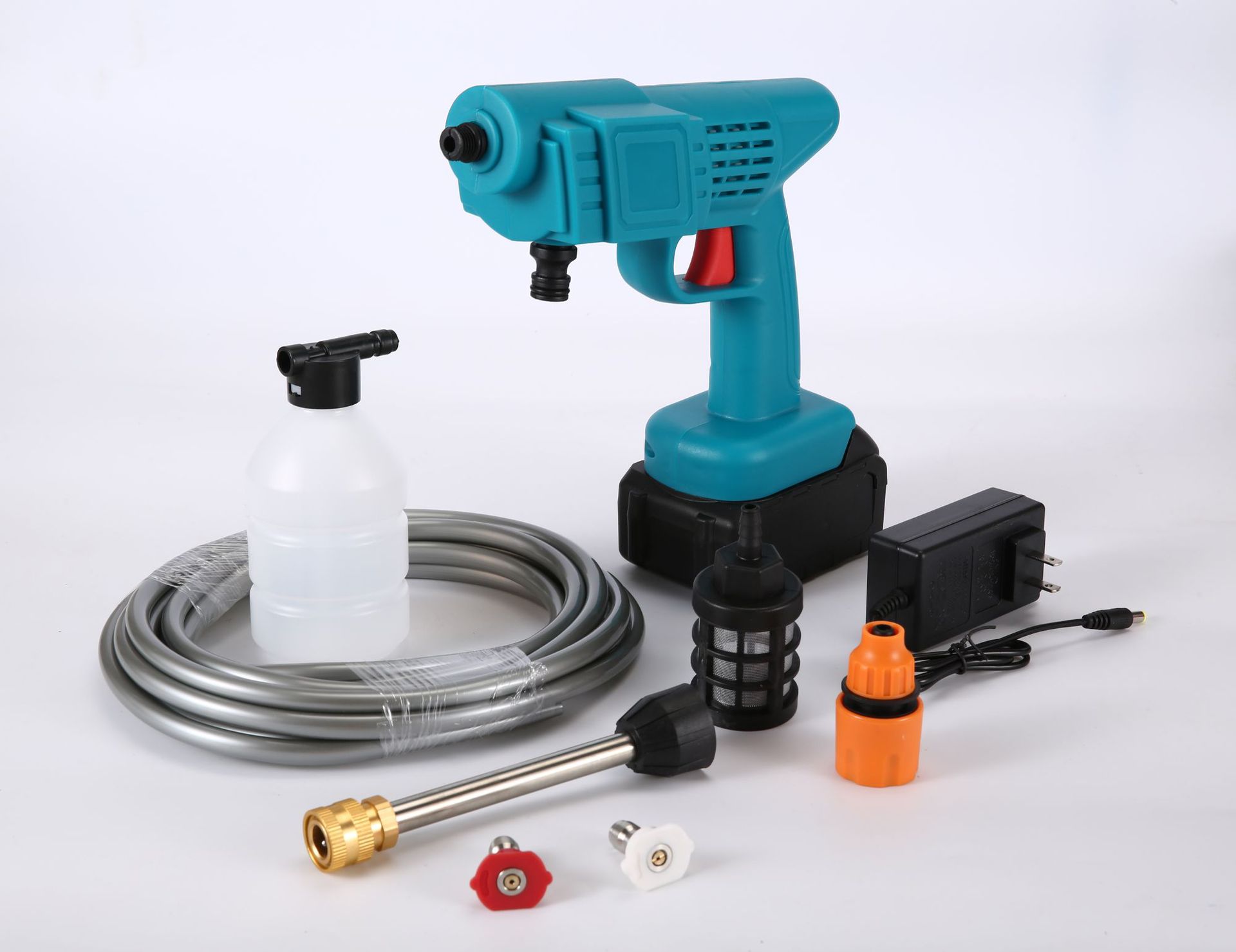 Factory direct electric car washer high pressure household car wash water gun Rechargeable Wireless lithium battery car wash artifact