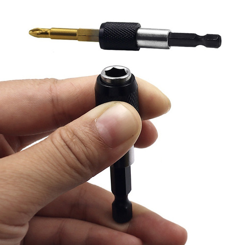 Hexagonal handle quick-release self-locking bit extension extension rod screwdriver quick-change connecting rod electric drill pneumatic screwdriver extension rod