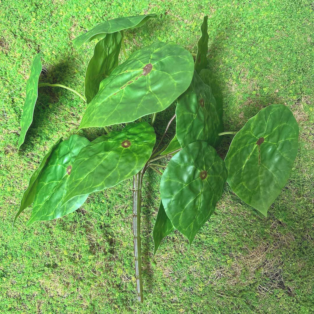 Fairy Cave tortuga hoja sentir arreglo floral hoja material planta esquina ventana belleza paisaje decoración artificial planta verde mango haz