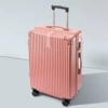 With zipper, fashionable, golden, pink gold