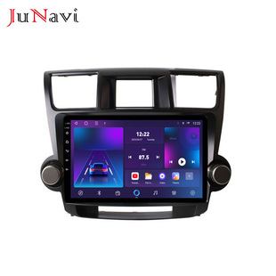 Автомобильная навигация подходит для Toyota Highlander 09-14 Android с большим экраном Bluetooth Carplay универсальный GPS