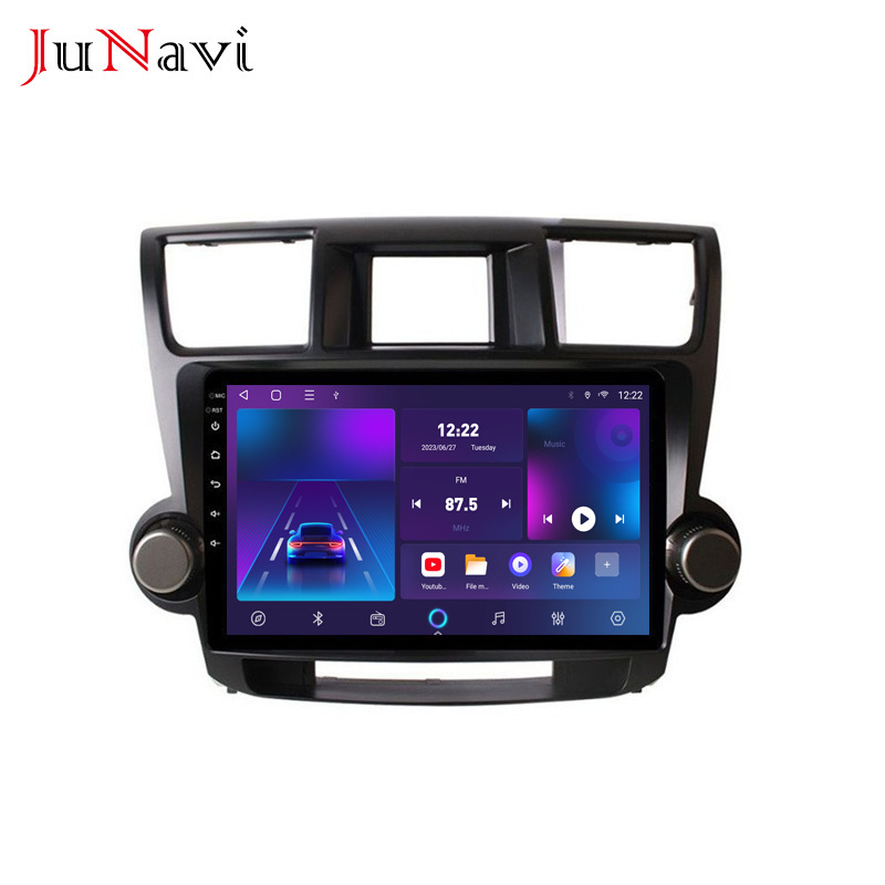 Car navigation suitable for Toyota Highlander 09-14 Android large screen Bluetooth Carplay all-in-one GPS