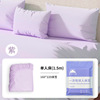 [purple] single fitted sheet independent bag