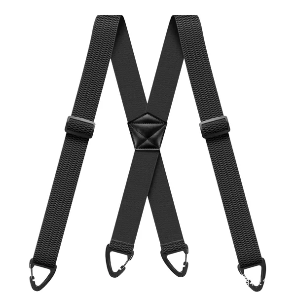 Cross-Border Supply 3.8cm Four-Clamp Carabiner Heavy-Duty Work Harness Corn Pattern Clip X-Shaped Harness Direct from Manufacturer