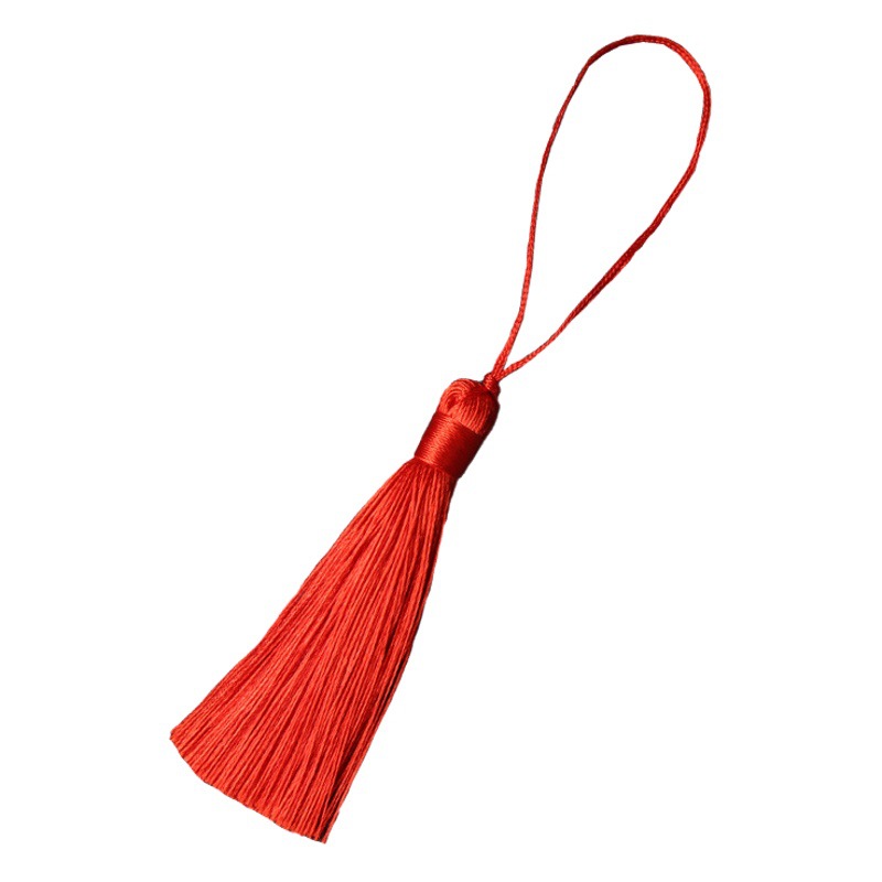 8cm Polyester Tassel Tassel Chinese Style Bookmark Clothing Tassel Accessories Decorative Pendant Accessories Large Quantity and Excellent Price