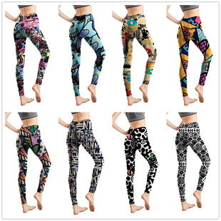 9249 ţ�̽zӡ�����ѝ������ĸ�ŷ�ѝŮ�⴩��ѝ leggings�W���L