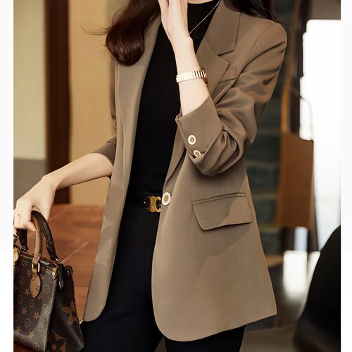 2025 Spring New Style Suit Jacket Spring and Autumn New Loose Casual Casual Matchable Matchable Suit