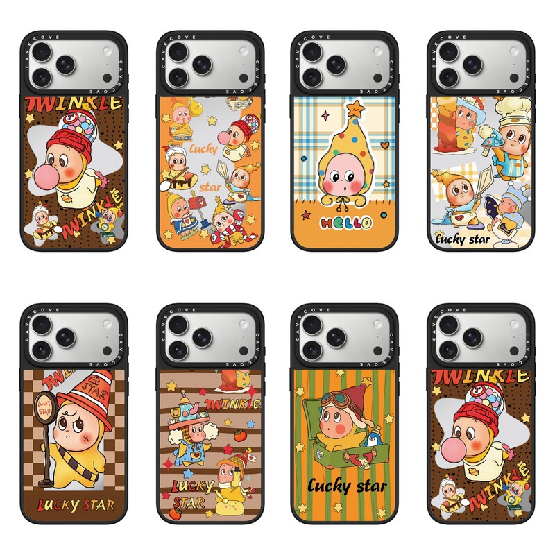 C's New Twinkle Surrounding Stars 17Promax Mobile Phone Case Is Suitable for Apple 16Pro Magnetic Suction 15Plu