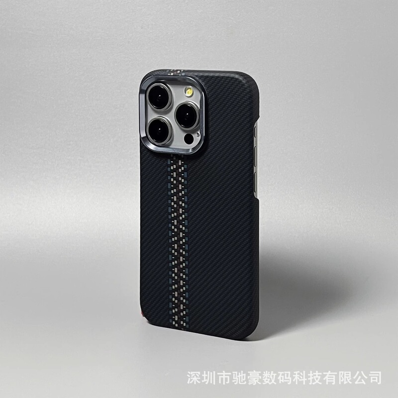 iPhone16promax 磁気電話ケース Apple 15 つや消しスキンフィールメタルレンズ PC に適したケブラー|undefined