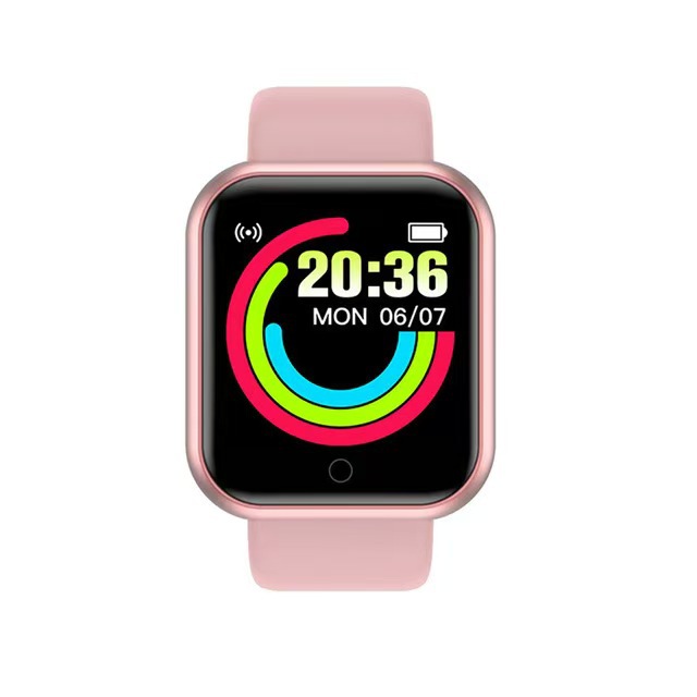Pulsera inteligente D20, reloj inteligente Y68, frecuencia cardíaca, presión arterial, Bluetooth, podómetro de ejercicio, recordatorio de información, directo de fábrica