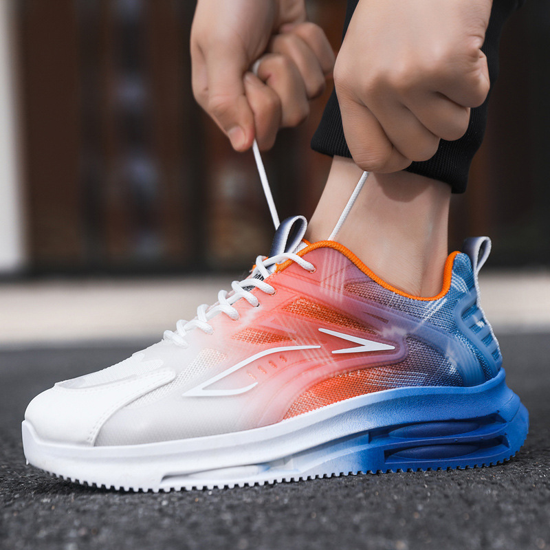 Zapatos para correr coloridos, moda, zapatos deportivos para hombres jóvenes de todo fósforo, zapatos casuales para estudiantes cómodos al por mayor
