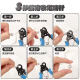 9-pin needle roller pliers round mouth winding c circle jewelry beaded manual pliers labor-saving pliers tool