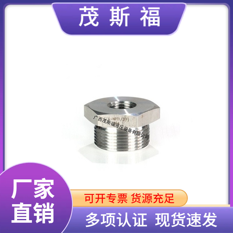 全新六角补心 广西厂家批发补心 冷镀锌玛钢水暖管件螺补心