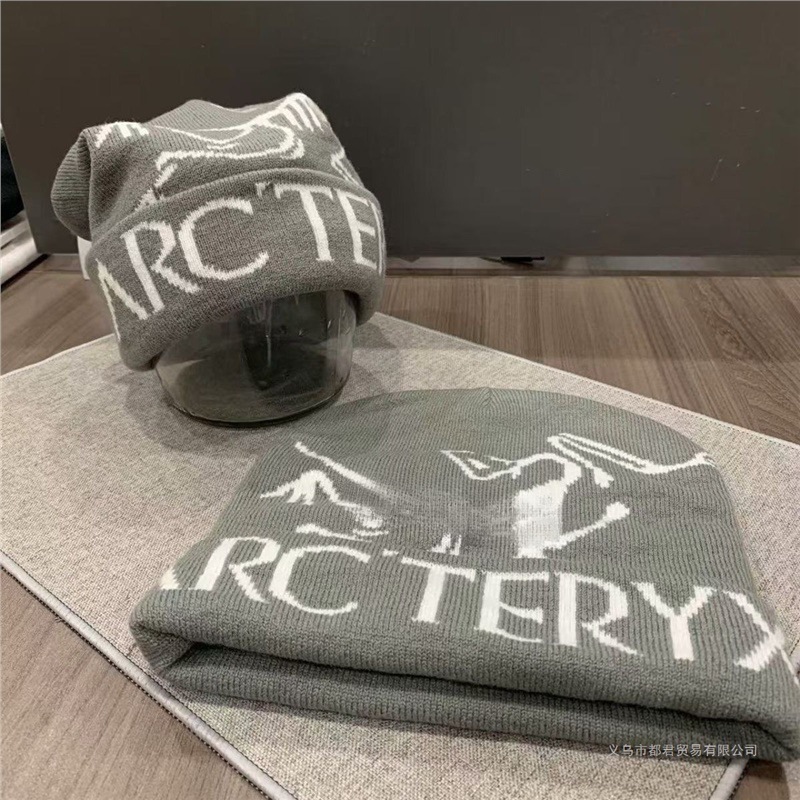 新款毛线帽时尚冷帽提花情侣堆堆户外男女针织潮流秋冬保暖帽子