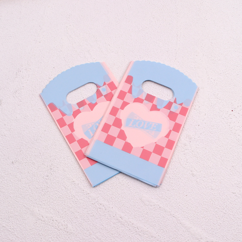 38g Weight Jewelry Packaging Bags Classification 45 Pieces Per Pack Quantity Holiday, Daily Occasion Plastic Material Heart Shape, Flower Pattern Casual, Simple Style Style Casual Simple Style Heart Shape Flower Plastic Jewelry Packaging Bags 20