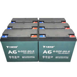 12伏20安蓄电池 6-DZM-20天能电池 48v60v20ah电动自行车蓄电池