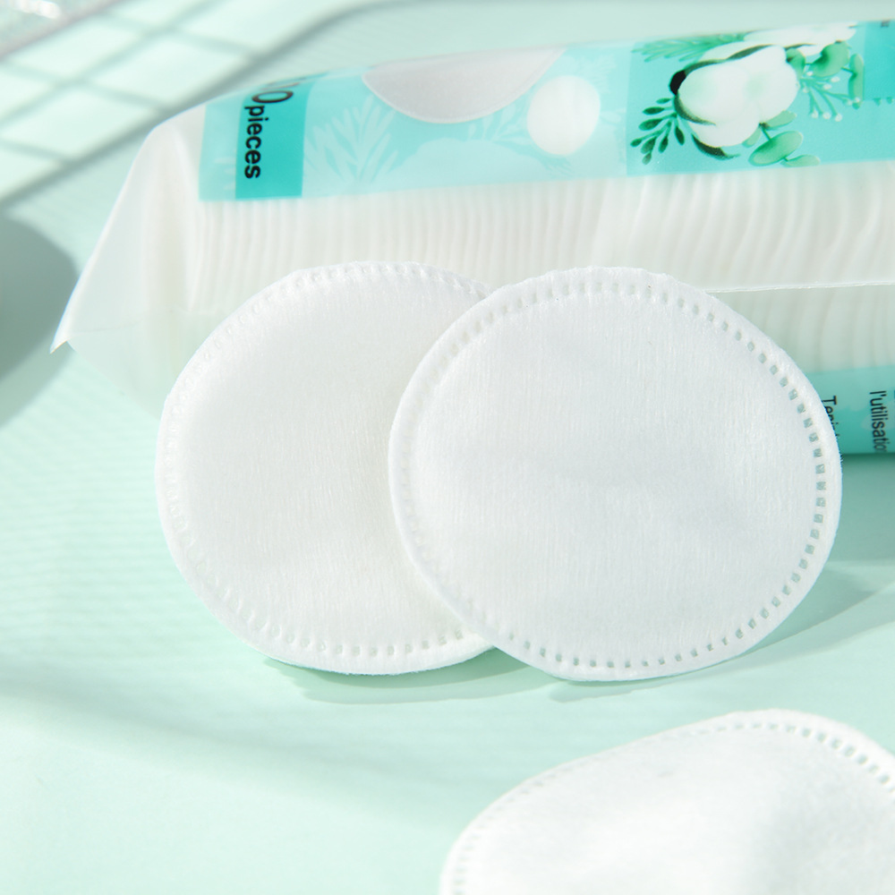 Agujero de alfiler transfronterizo cerrado borde algodón cosmético sin flojo cuidado de la piel higiénico algodón cosmético desmaquillaje algodón cosmético limpio algodón de piel