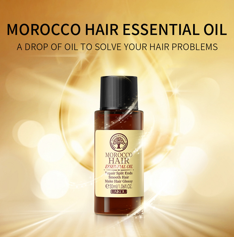 laikou 30ml Hair Care Essential Oil for improving frizz, fragility and split ends, available for wholesale from the manufacturer undefined