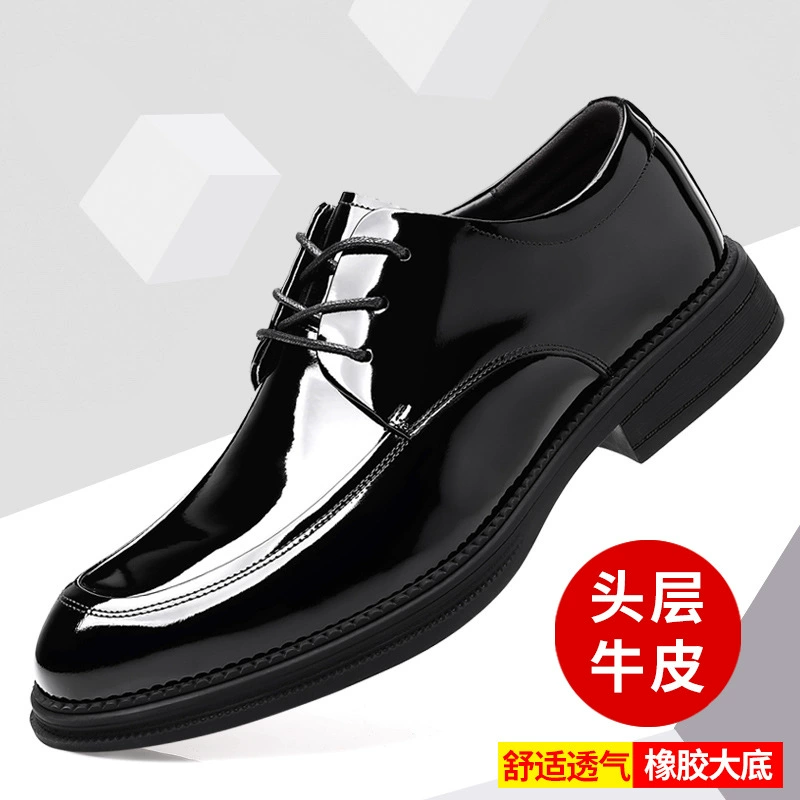 Кожаная обувь мужская кожаная дышащая бизнес повседневная мужская обувь мужская одежда мягкая подошва модная мода свадебная обувь жениха