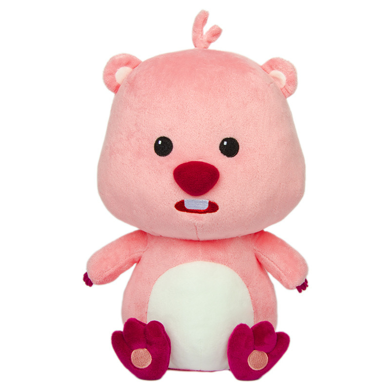 Genuine authorized loopy pink Little Beaver Ruby cute plush doll online celebrity doll gift doll wholesale