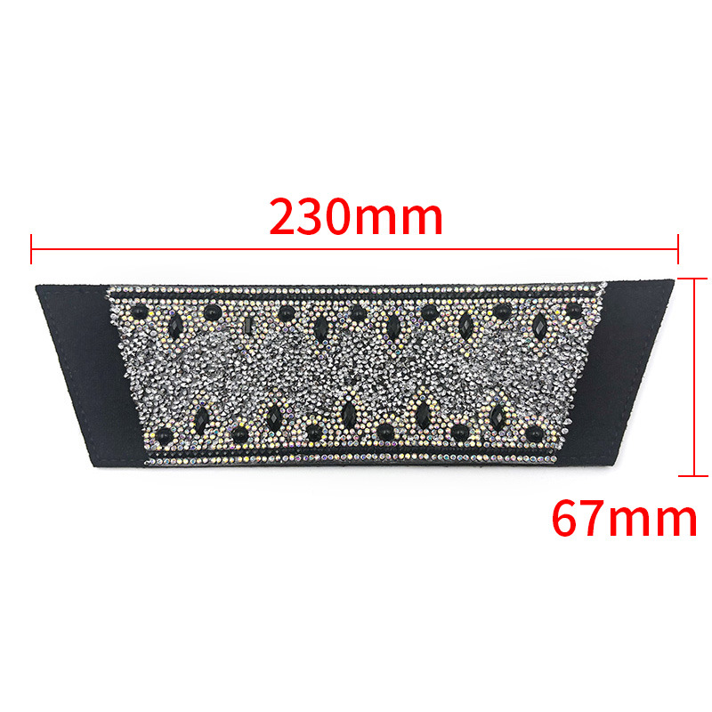 Nuevos accesorios de zapato DIY una sola forma de sandalias de diamante semiacabados zapatillas taladro superior
