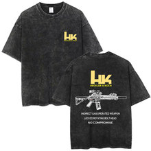 Vintage Washed Men's Heckler & Koch HK416 T-Shirt Forward Ob