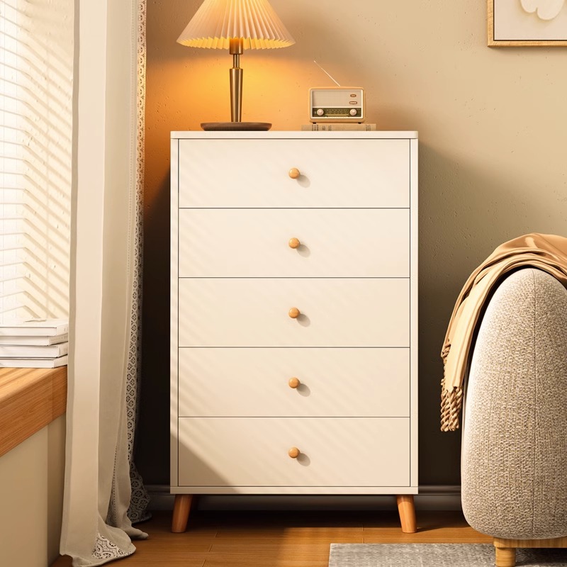 Pecho de cajones armario de noche minimalista moderno dormitorio principal pecho montado en la pared de cajones estilo crema pecho de cajones sala de estar de almacenamiento de gabinete del cajón