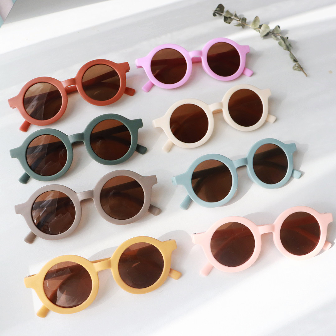 Ins style new cute cartoon children's sunglasses baby sunglasses anti-UV personalized trend sunshade glasses