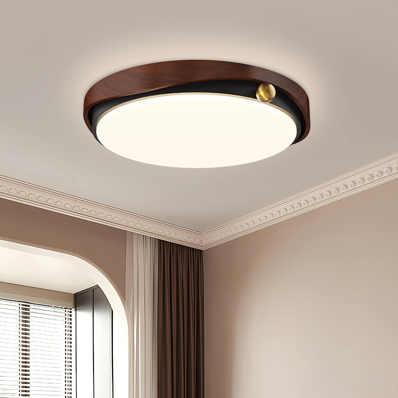 Lámparas de estilo antiguo, lámparas de techo para sala de estar, nueva habitación de estilo chino retro americano de alta gama, protección ocular súper brillante, lámpara de dormitorio principal