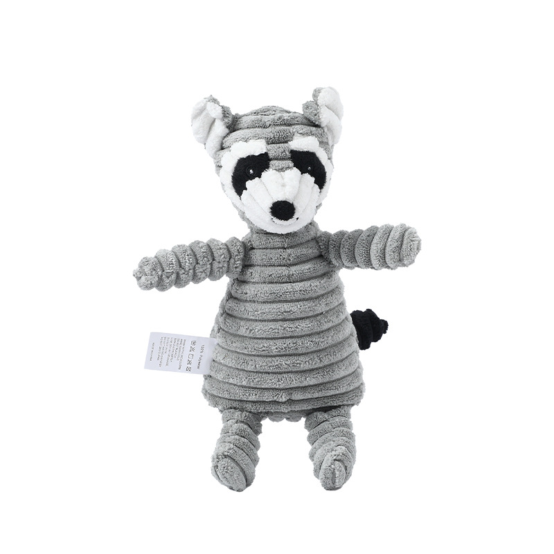 Perro mascota Juguetes para perros Cámpara de entrenamiento de ventilación de molienda Mono de felpa Juguetes para perros