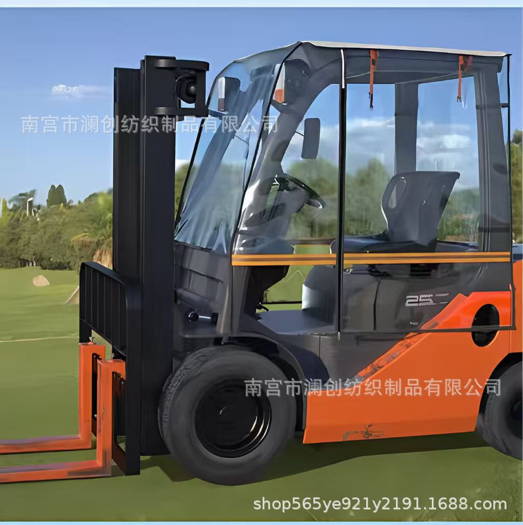 Cross-Border Transparent Forklift Cover Forklift Cover Is Multifunctional and Does Not Need to Be Disassembled, Waterproof, Dustproof, Windproof and Snowproof