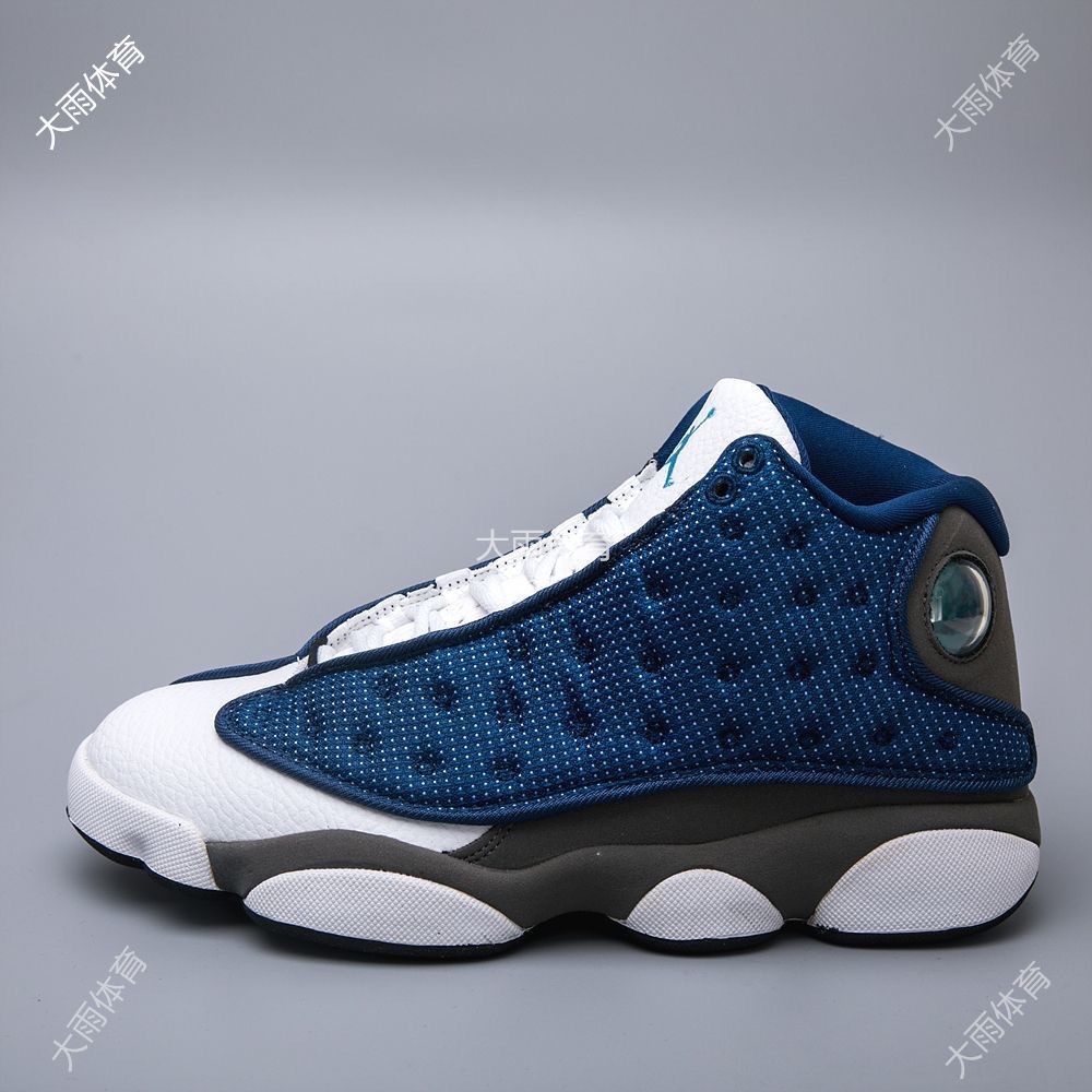 Zapatos de baloncesto transfronterizos aj13 de cabeza zapatos de baloncesto en blanco y negro Panda color blanco y azul obsidiana zapatos deportivos grandes para hombres y mujeres