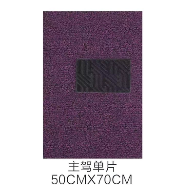 single main and co-pilot car – Universal Foot Pad - black-and-purple-driver
