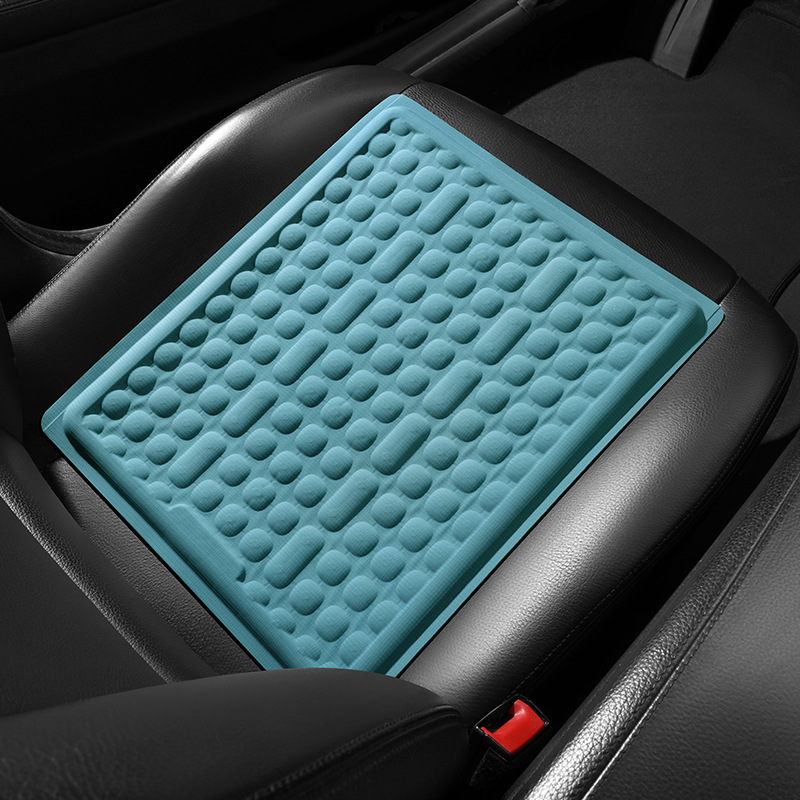 Gel seat cushion car honeycomb cushion office long sitting chair summer breathable egg seat cushion silicone cooling pad