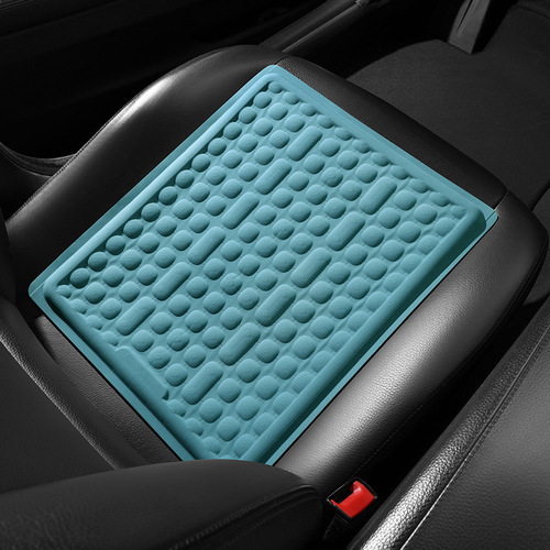 Gel seat cushion car honeycomb cushion office long sitting chair summer breathable egg seat cushion silicone cooling pad
